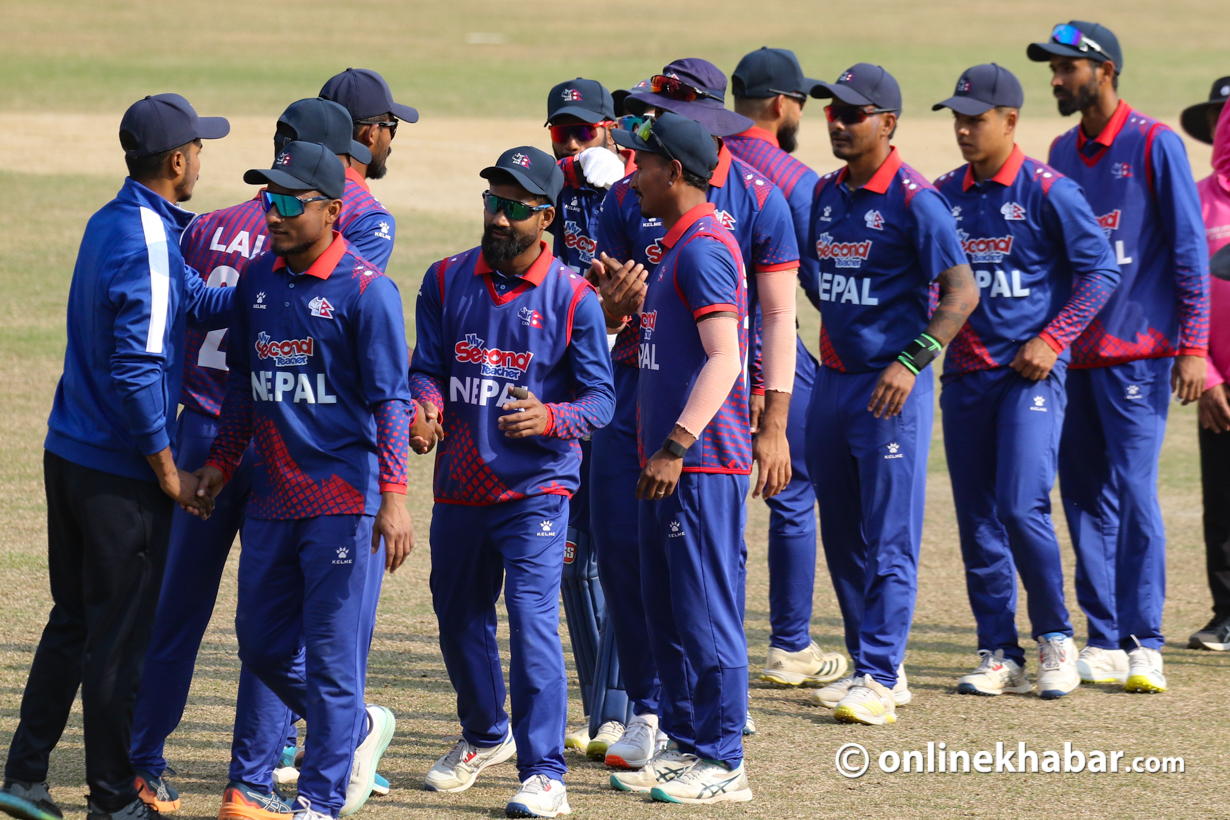 त्रिकोणात्मक टी-२० सिरिजमा नेदरल्याण्डसमाथि नेपाल ६ विकेटले विजयी