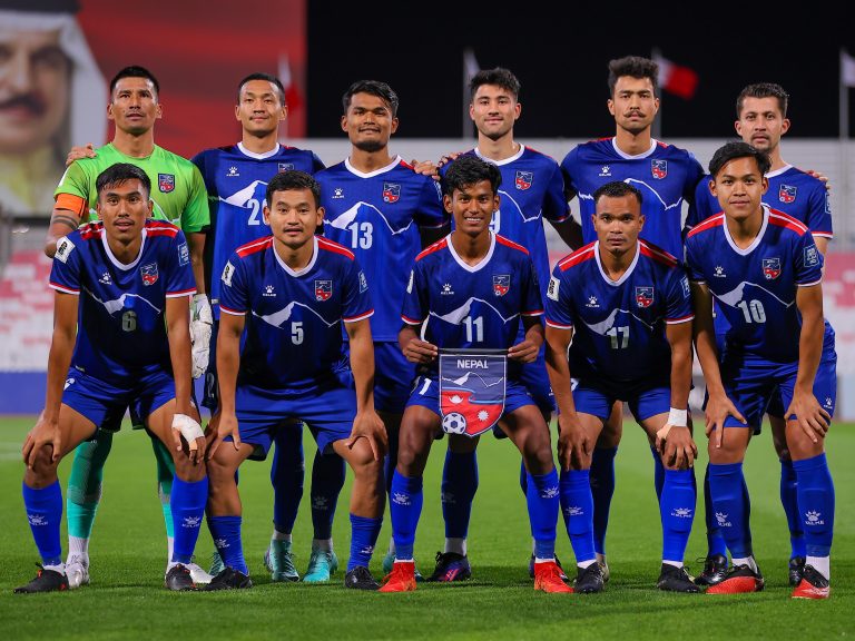 विश्वकप छनोट : पहिलो हाफमा नेपाल ३ गोलले पछि
