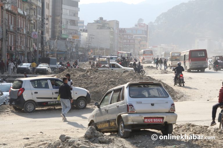 चीनको चेपुवामा चक्रपथ विस्तार, पाँच वर्षमा पनि बनेन डीपीआर