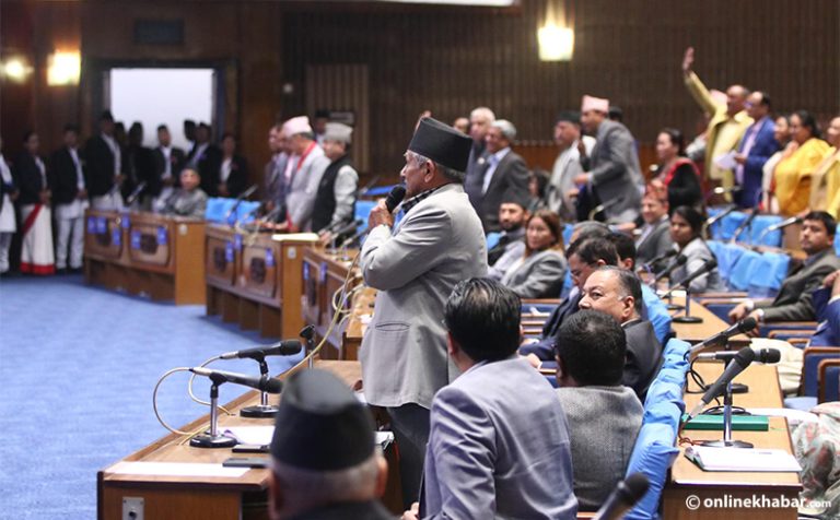 संसद्‍मा अघि बढेन शिक्षक माग सम्बन्धी प्रस्ताव, विपक्षीहरू असन्तुष्ट