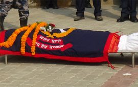 मोटरसाइकल दुर्घटनामा प्रहरी सहायक हबल्दारको मृत्यु