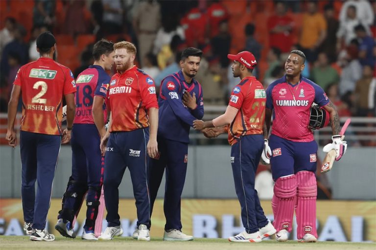 राजस्थानले पन्जाबलाई ३ विकेटले हरायो