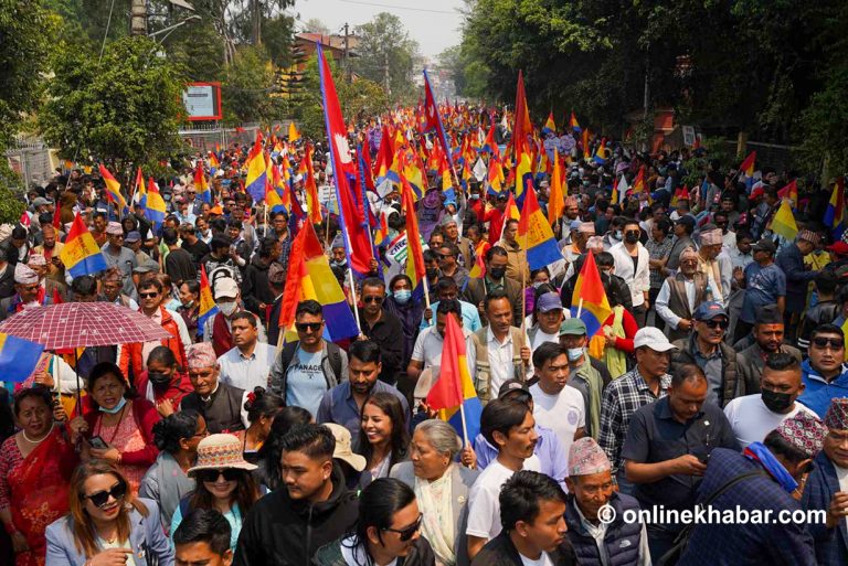 निषेधित क्षेत्र तोड्दै आन्दोलन चर्काउने राप्रपा प्रयास