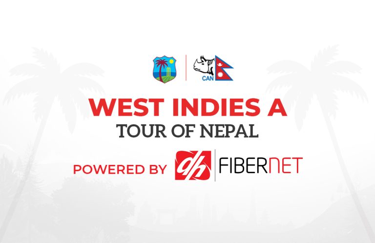 नेपाल र वेस्टइन्डिज ‘ए’ बीचको टी–२० क्रिकेट सिरिजको इन्टरनेट पार्टनरमा डिसहोम फाइबरनेट