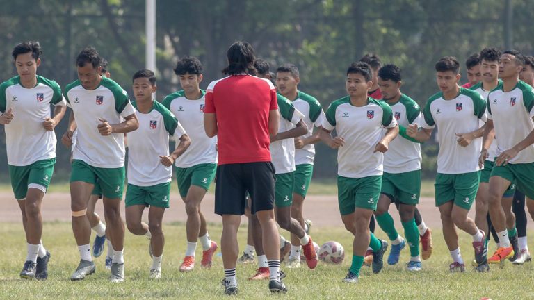 नेपाली फुटबल टोलीको बिदाइ