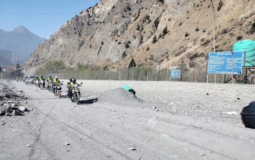 मुस्ताङमा  ३ हजार मिटर उचाइमा मोटोखाना रेस