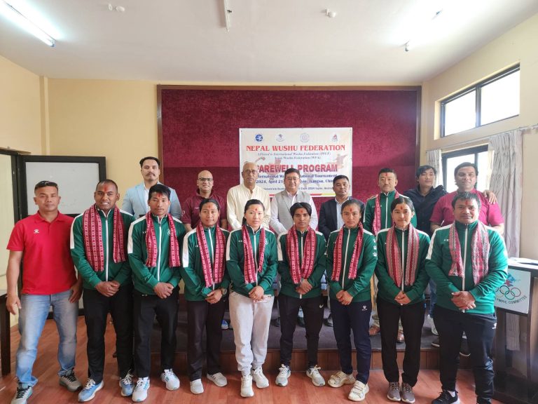 चीनमा हुने उसु प्रतियोगितामा १४ नेपाली खेलाडी सहभागी हुँदै
