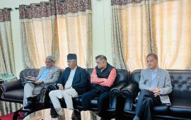 ओली नेतृत्वमा सरकार बनाउने कांग्रेस संसदीय दलको निर्णय