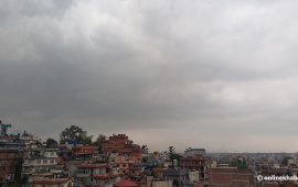 काठमाडौंमा जाडो बढ्यो, तापक्रम ३ मा झर्‍यो