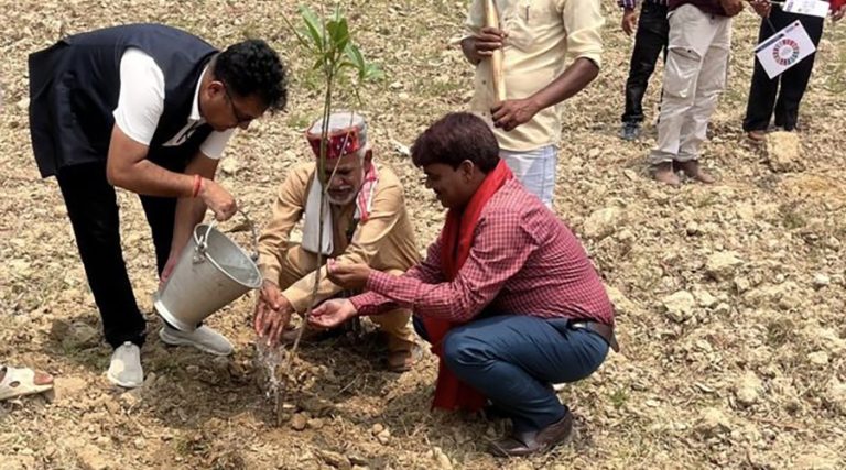 मुक्तिनाथ विकास बैंकद्वारा इलाम र महोत्तरीमा वृक्षारोपण