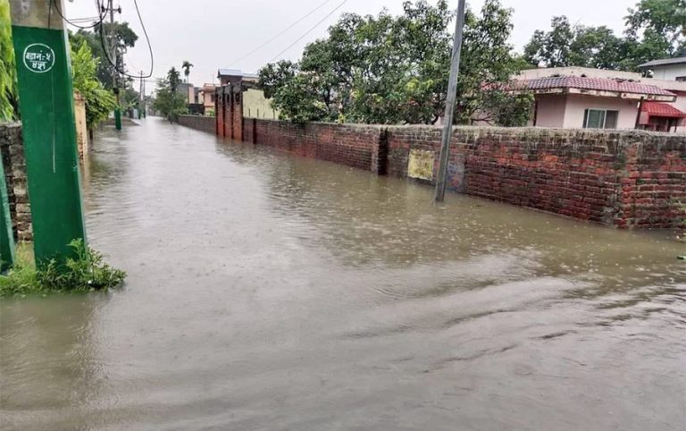 विराटनगरका बस्ती जलमग्न