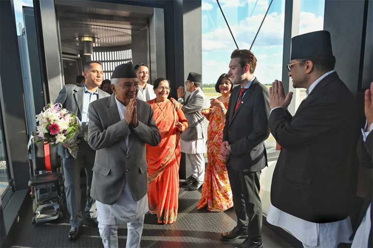 राष्ट्रपति पौडेल जर्मनीमा