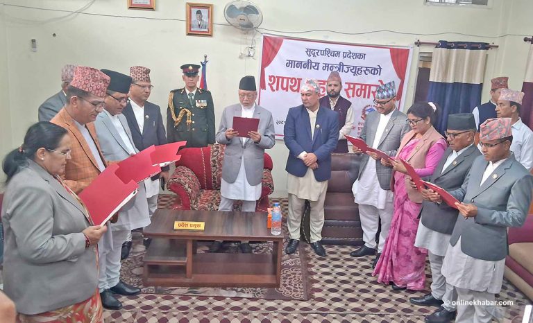 सुदूरपश्चिममा बल्लतल्ल मन्त्रिपरिषद विस्तार, जिम्मेवारी तोक्न सकस