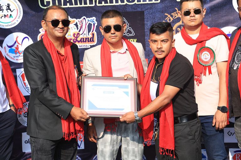 राष्ट्रिय बज्रबाराही मुआय थाई च्याम्पियनसिप सम्पन्न 