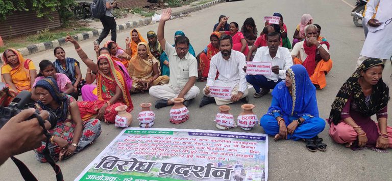 खानेपानी माग्दै जनकपुरमा प्रदर्शन