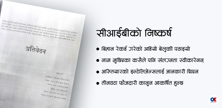 प्रहरीको अनुसन्धान प्रतिवेदन भन्छ, ‘सिधा कुराले प्रसारण गरेको अडियो झुटो’