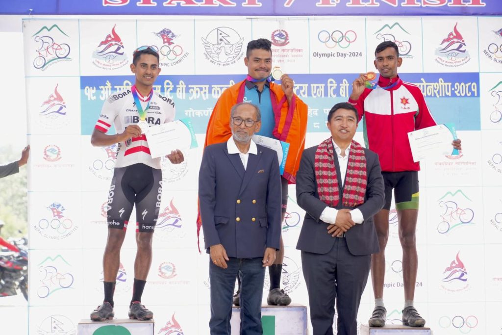 राष्ट्रिय क्रस कन्ट्री साइक्लिङ च्याम्पियनसिपमा सुरज र लक्ष्मी पहिलो