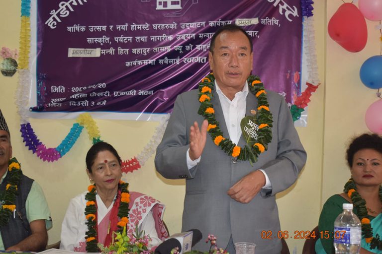 रिङरोड बाहिरका काँठ बस्ती होमस्टे सञ्चालन गर्न उपयुक्त : पर्यटनमन्त्री