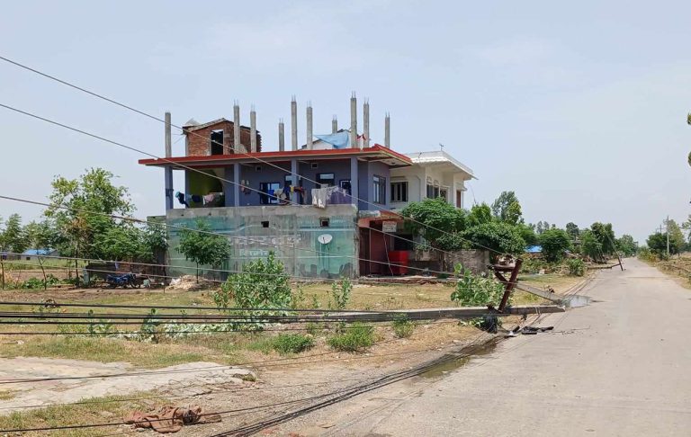 कैलाली, कञ्चनपुरमा हावाहुरीले पोल ढल्दा केही ठाउँमा विद्युत् अवरुद्ध