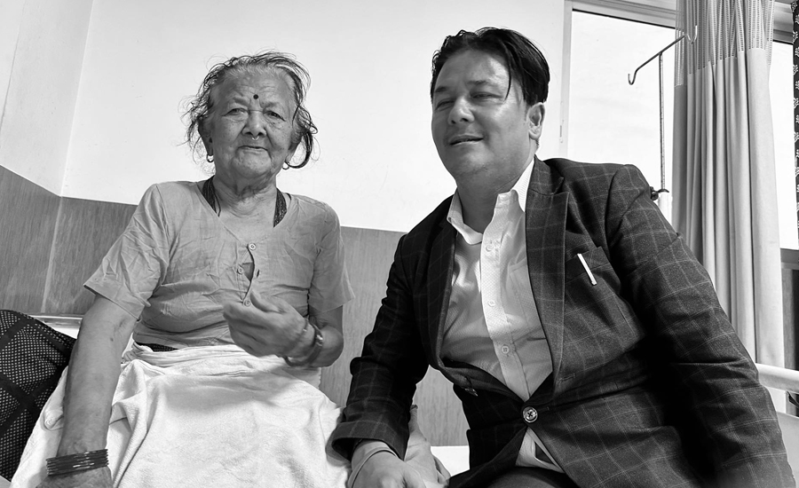 नेफ्टा अध्यक्ष लामालाई मातृशोक