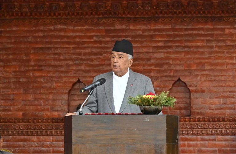 समृद्धिको आकांक्षा पूरा गर्नु नै शहीदप्रति सच्चा श्रद्धाञ्जलीः राष्ट्रपति