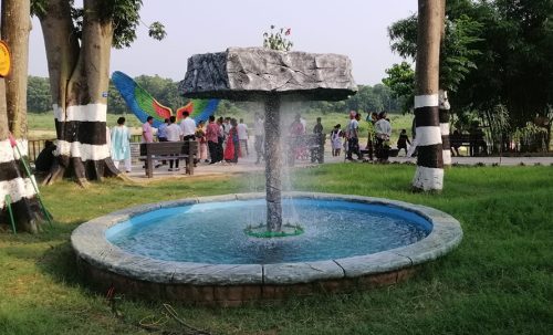 पटिहानीमा १ करोड २० लाख लागतमा तयार भयो स्टोन पार्क
