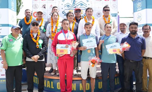 आर्मीका नरेन्द्र र पूर्णलक्ष्मीले जिते राष्ट्रिय खुला अपहिल केडिसी रनको उपाधि