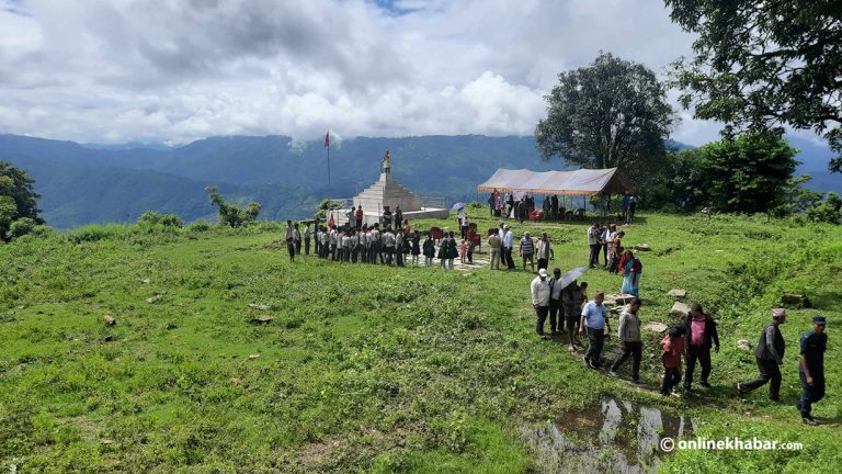 गोरखाको बोर्लाङमा बन्दैछ भीमसेन थापा स्मृति पार्क