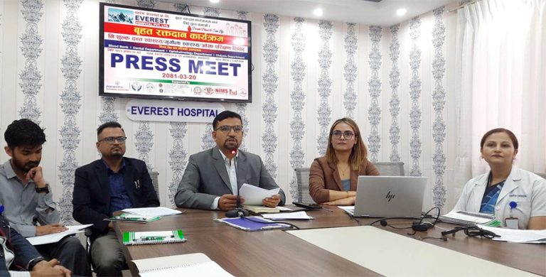 एभरेष्ट हस्पिटलमा सेवा थप, शनिबार निःशुल्क स्वास्थ्य शिविर