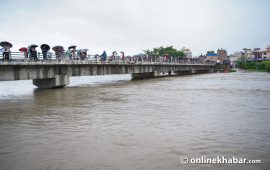 आज ४४ जिल्लामा आकस्मिक बाढीको जोखिम