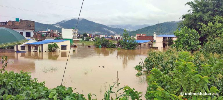 हेटौंडाका ३० घर डुबानमा, १४१ घरधुरी प्रभावित