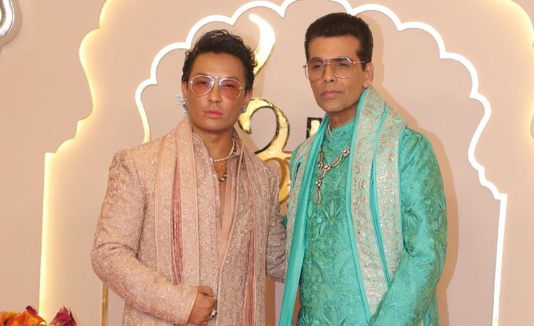 अम्बानीको विवाहमा सँगै देखिए करण जोहर र प्रबल गुरुङ
