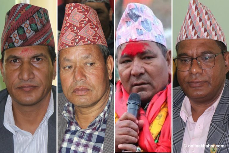 कर्णालीमा माओवादीका मन्त्रीहरूले राजीनामा दिंदै