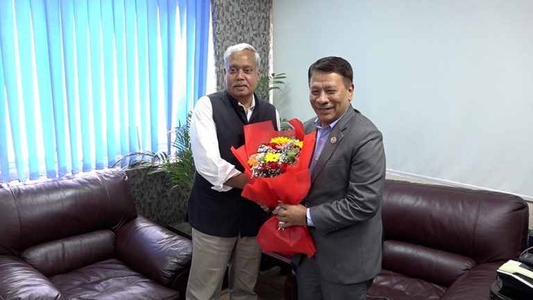 उपप्रधानमन्त्री सिंहसँग भारतीय राजदूतको भेट