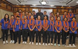 वुमन्स एसिया कप खेल्ने नेपाली टोलीको बिदाइ