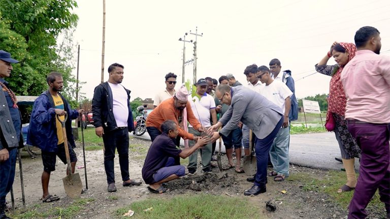 मोरङको क्षेत्र नम्बर ५ मा वृक्षरोपण अभियान