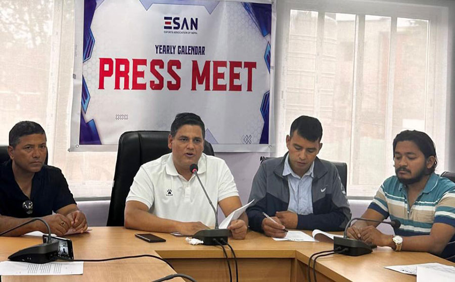 ई स्पोर्ट्सको वार्षिक क्यालेन्डर सार्वजनिक