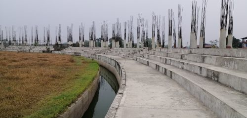 रोकिएको तीन वर्षपछि गौतमबुद्ध क्रिकेट रंगशाला निर्माण हुँदै