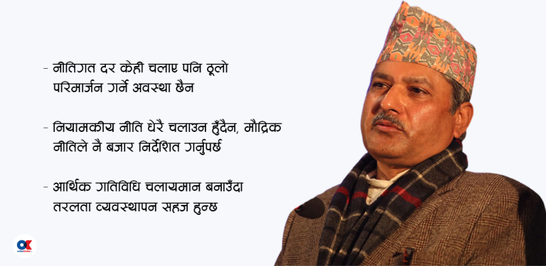 मौद्रिक सूचक सबै सही छन्, किन विस्तार हुँदैन कर्जा ? 