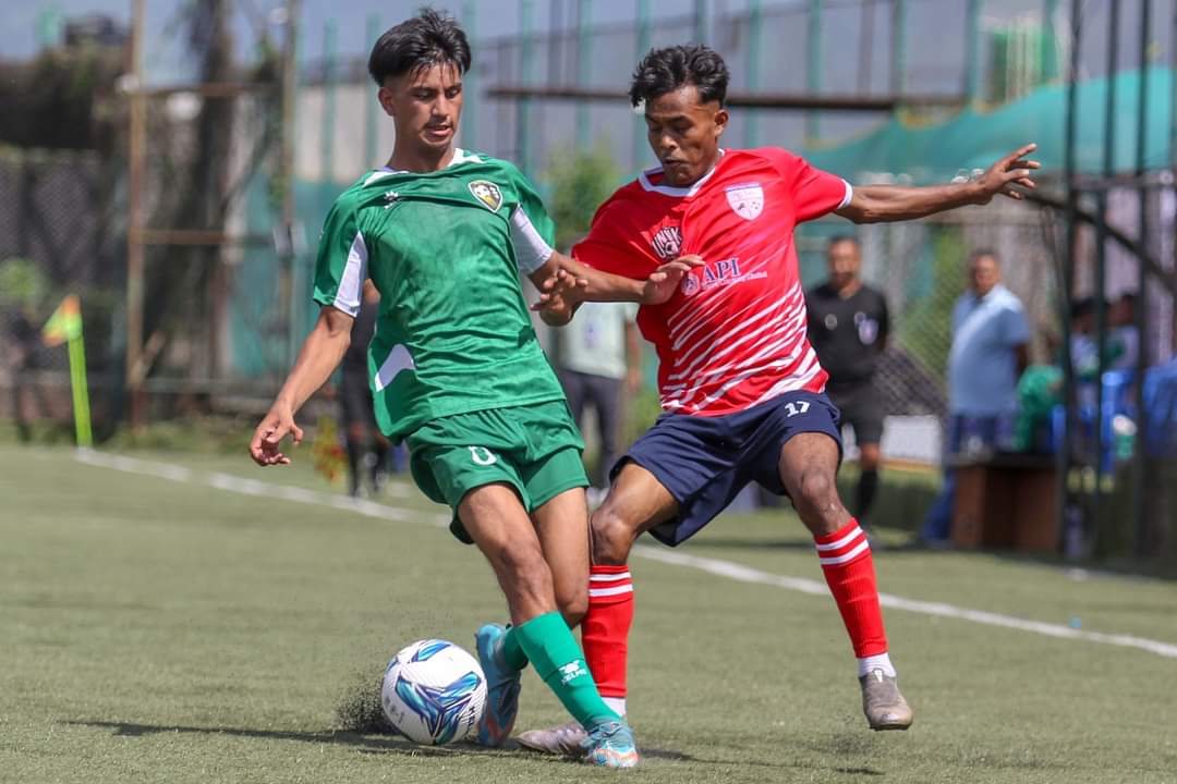 यू १८ युथ लिग : विज्ञान खड्काको दुई गोलमा एनआरटीको जित