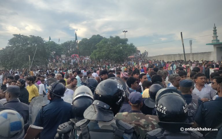 रौतहटको राजपुरमा झडप, १९ सुरक्षाकर्मी घाइते
