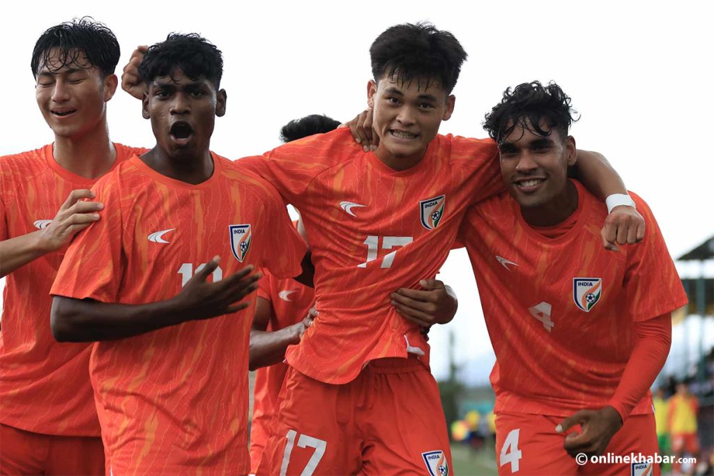 भारत समूह विजेता, नेपालले सेमिफाइनलमा भुटानसँग खेल्ने 