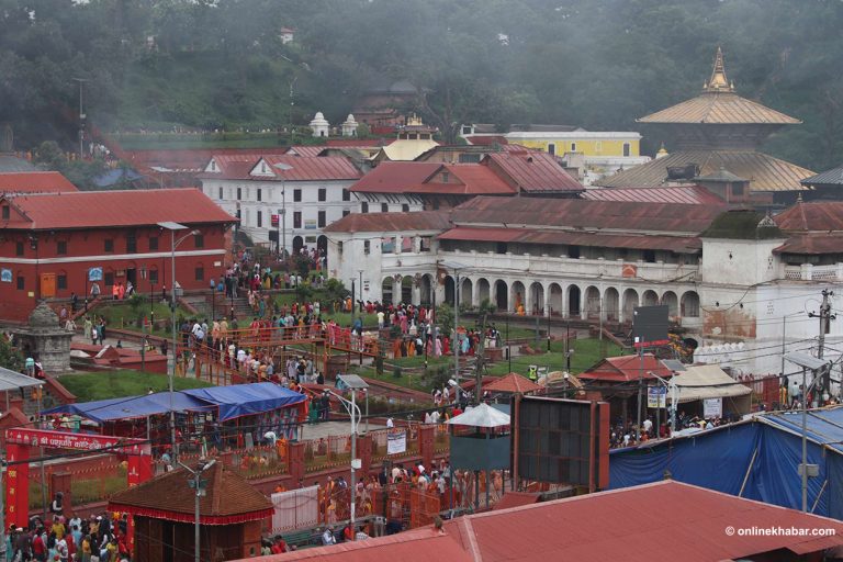 पशुपतिमा साउने सोमबारको तयारी सुरु, आजदेखि सरसफाइ थालियो