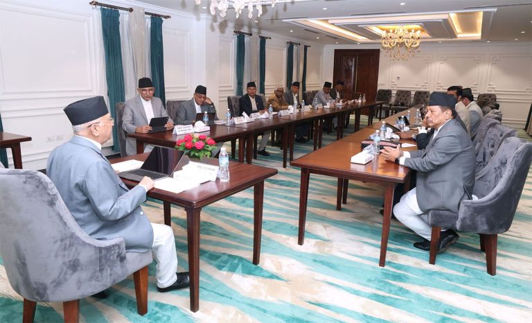 बालुवाटारमा प्रधानमन्त्रीले बोलाए मन्त्रिपरिषद् बैठक