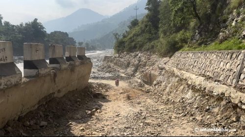 बीपी राजमार्गमा जाइकाको निर्णय कुर्दै सडक कार्यालय