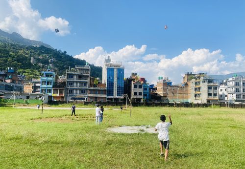 बागलुङमा चङ्गा चेट प्रतियोगिता