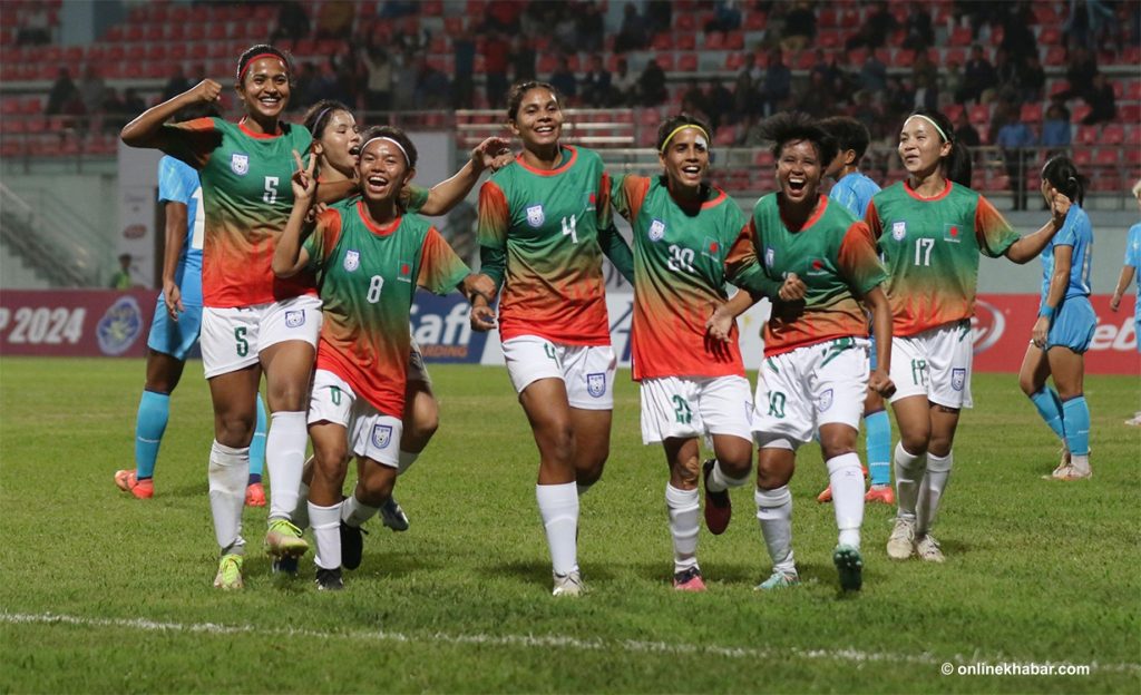 भारत विरुद्ध बंगलादेशलाई ३-१ को अग्रता