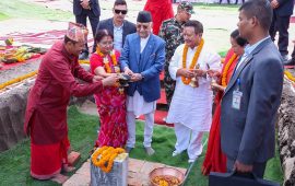 एमाले मुख्यालय शिलान्यासले हल्लिएको सुशासनको जग