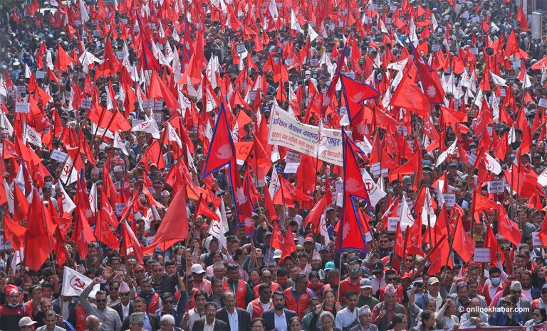 माओवादीको पहलमा गणतन्त्रवादीहरूको प्रदर्शनको तयारी