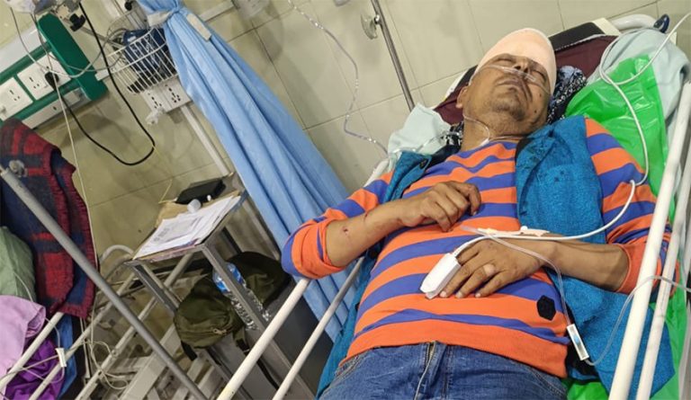 पुन्य गौतममाथि आक्रमण, निधार र टाउकोमा गहिरो चोट